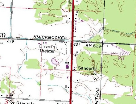Bay Drive-In Theatre - Topo - Photo From Terraserver (newer photo)